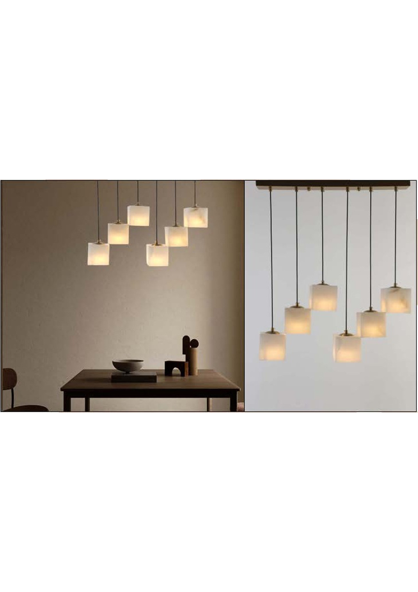 Beyond Lights - Marble Pendant Light- GL